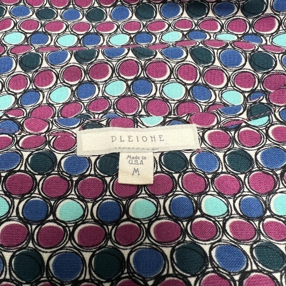 Pleione Anthropologie Circle Detail Curved Hem Hi Lo Tank Medium - Picture 5 of 7